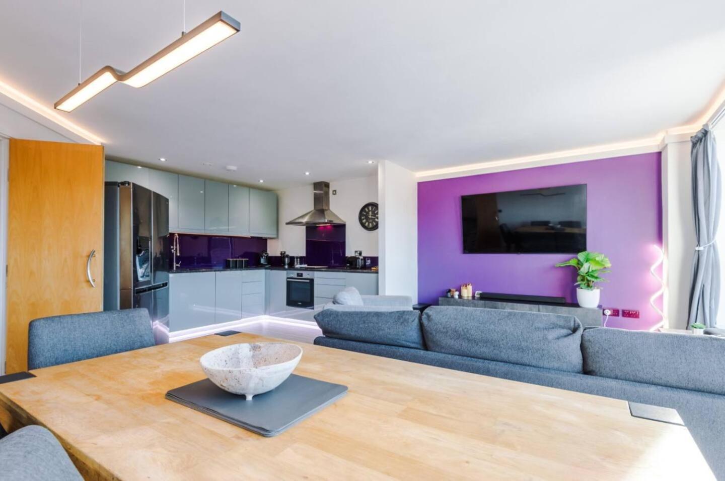 High-Spec Penthouse Central Free Parking Space Sheffield Luaran gambar