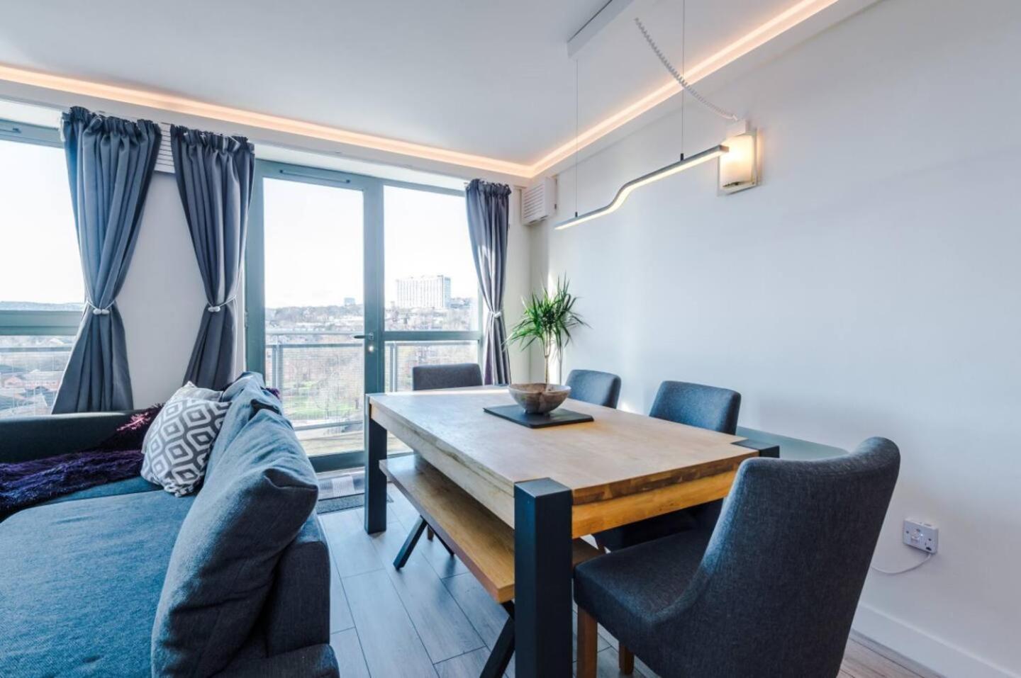 High-Spec Penthouse Central Free Parking Space Sheffield Luaran gambar
