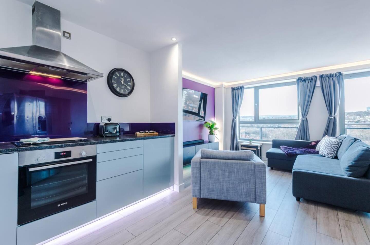 High-Spec Penthouse Central Free Parking Space Sheffield Luaran gambar