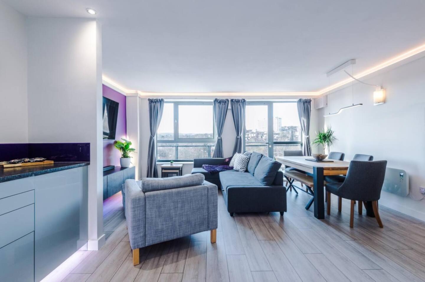 High-Spec Penthouse Central Free Parking Space Sheffield Luaran gambar