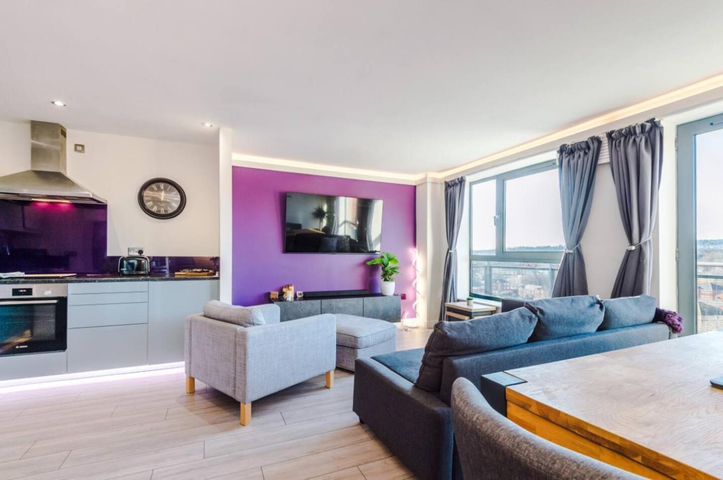 High-Spec Penthouse Central Free Parking Space Sheffield Luaran gambar