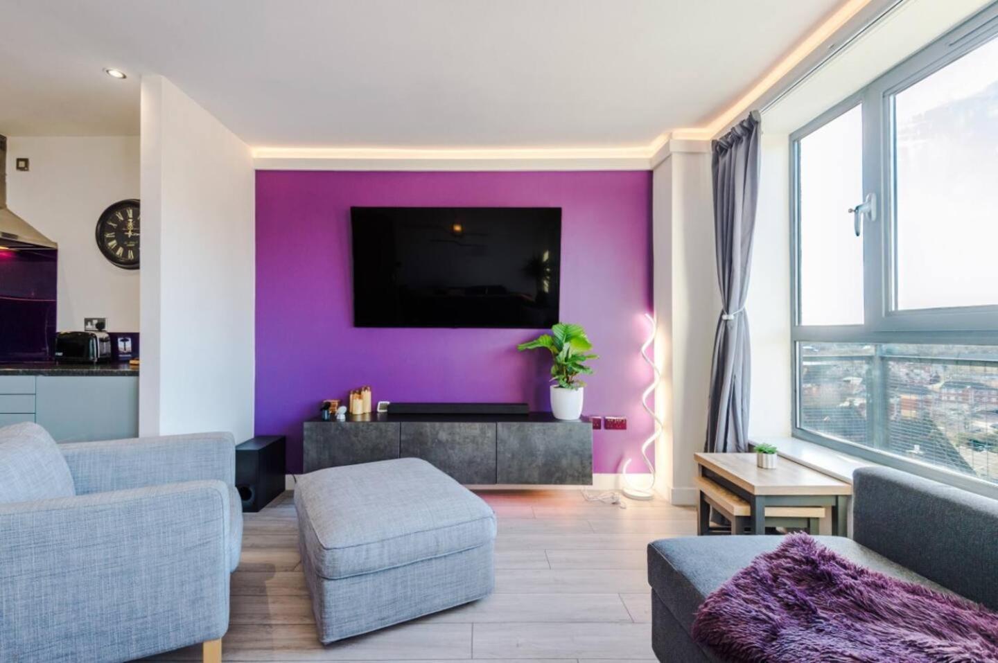 High-Spec Penthouse Central Free Parking Space Sheffield Luaran gambar